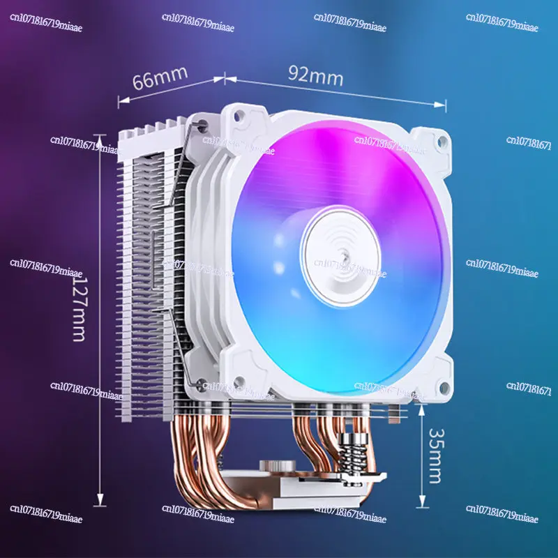 

Кулер для процессора CR1400 EVO с четырьмя медными трубками, воздушное охлаждение, для ПК, белый, для сокета AM4