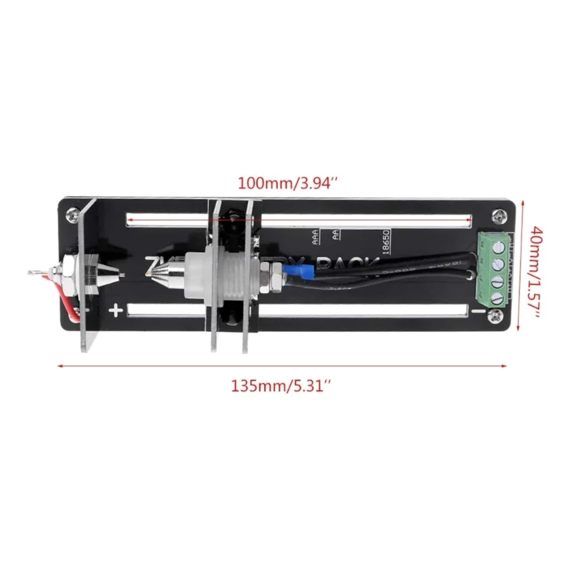 E56B Convenient and Reliable Battery Capacity Tester Stand Perfect for 21700,26650,18650, AA, AAA Button Batteries Holder