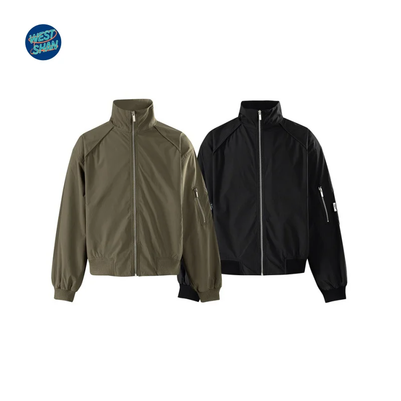 

WESTSHAN Top Quality EU US Size Cleanfit Sports Functional Stand Collar Workwear Jacket Unisex Coat