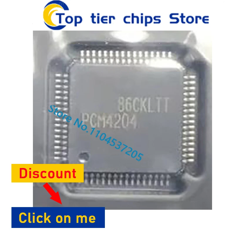 

5pcs PCM4204PAPR PCM4204 HTQFP64 new original In Stock