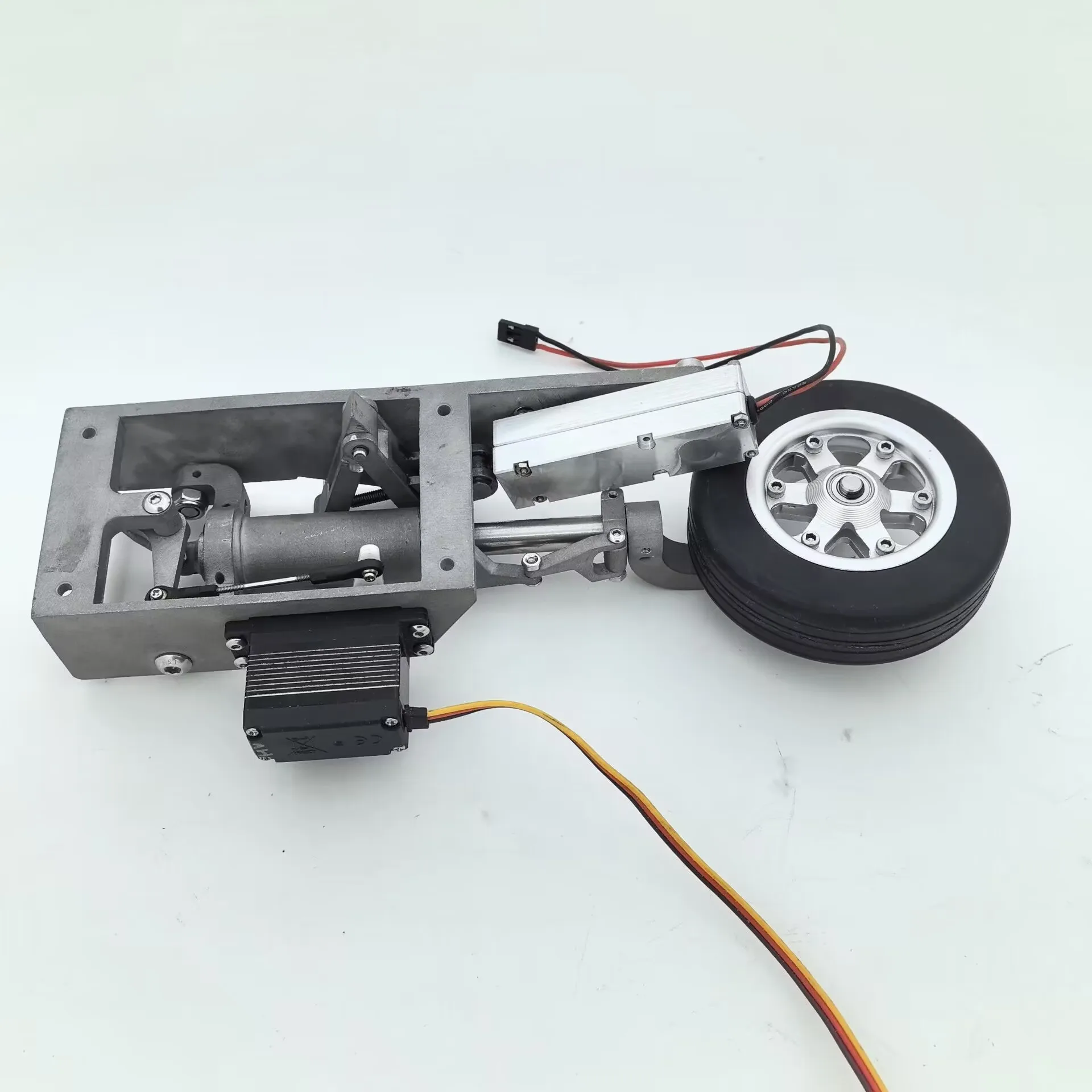 Electric retract  wheel tilting warbird turbine jet 14 to 30KG class electronic gear system parts rc airplane gear accessories