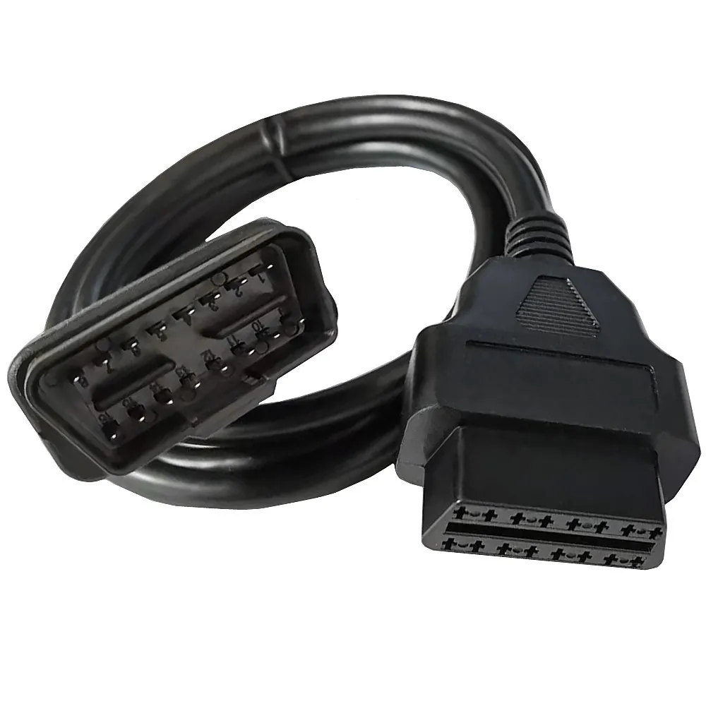 1.5M Universal 16 Pin Male to 16Pin Female OBD 2 OBD II Extension Connector for Auto Diagnostic Extending Cable