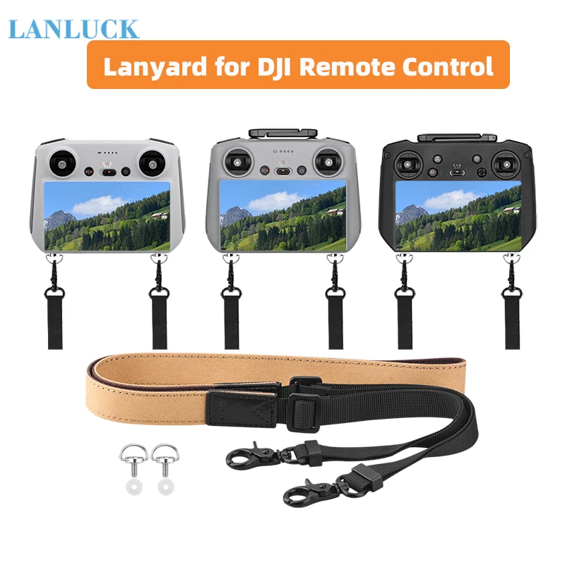 Lanyard for DJI Mini 3 Pro/Mini 4 Pro/Air 3/Mavic 3 Pro Screen Controller,Adjustable Hanging Neck Strap for RC 2 Accessory