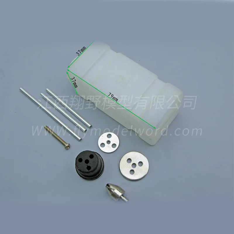 Capacity 50CC machine suitable for square fuel tank transparent model aircraft oil pot aircraft model plastic methanol engine fu