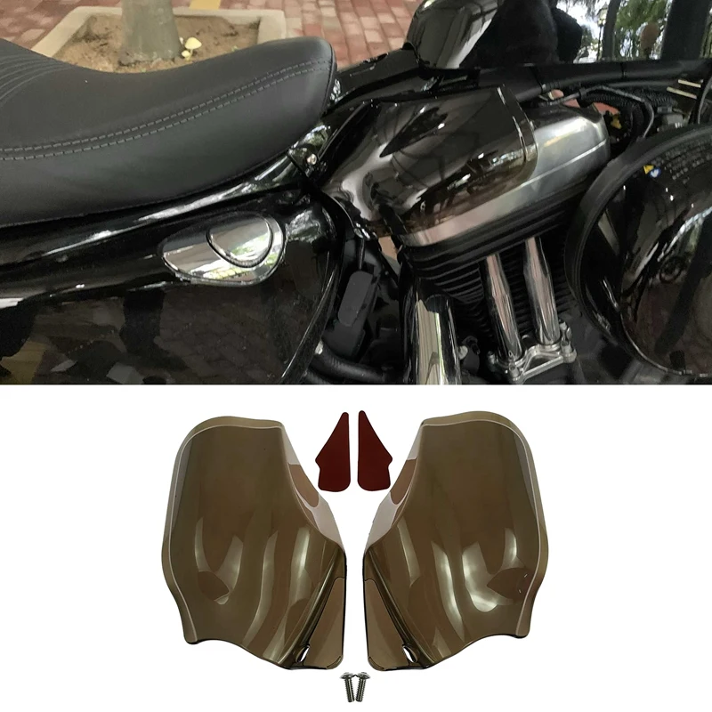 Motorcycle Reflective Saddle Air Heat Deflector For Sportster Iron 883 1200 Forty Eight XL1200 2014-2019