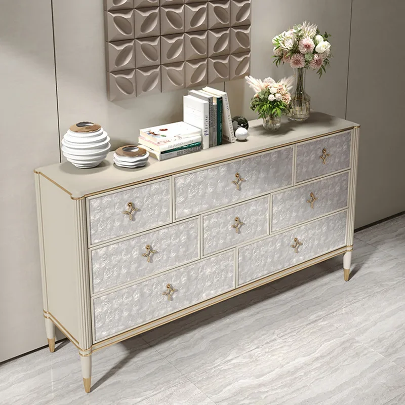 Armário de oito baldes, sala de estar, decoração de entrada, moderno e simples