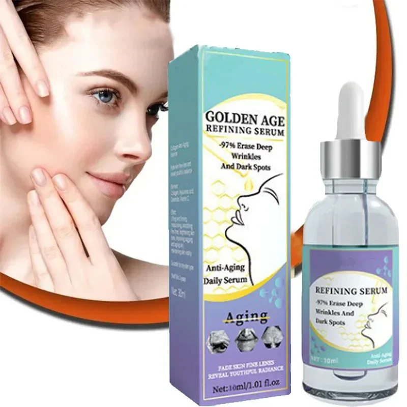 

Effective Anti-ageing and Anti-wrinkle Facial Serum To Remove Facial Wrinkles Fine Lines Around The Eyes Crow's Feet Neck Wrinkl