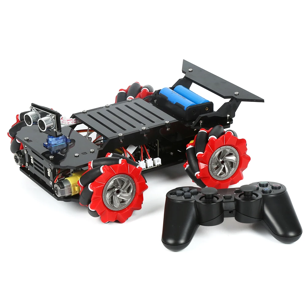 KUONGSHUN Crab Overlord McNamum Wheel Robot Car Kit Compatible With Arduino IDE