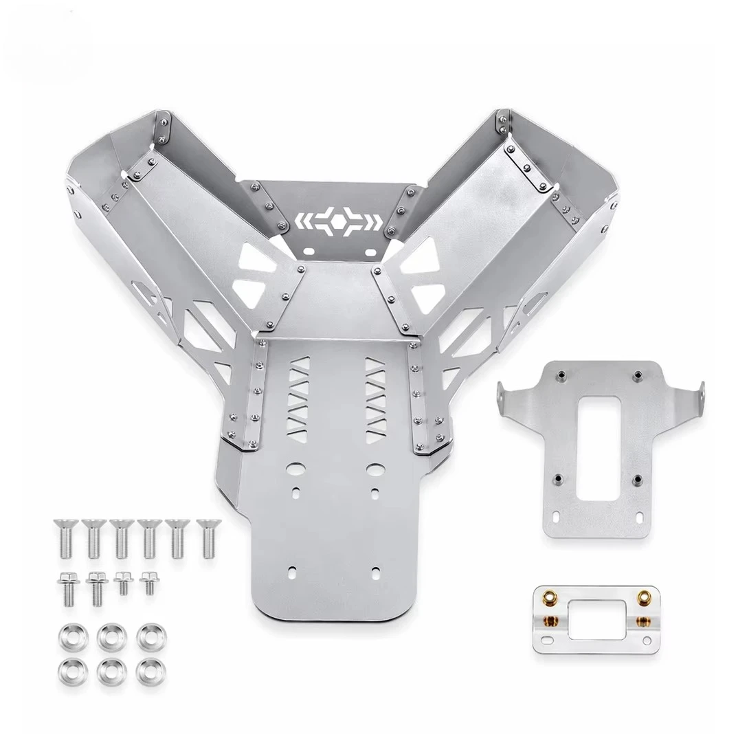 Engine Chassis Cover Skid Plate Bash Guard Belly Pan For CFMOTO 800MT 800MT-X IBEX 800 2024-2026 CNC Aluminum Alloy Silver Black