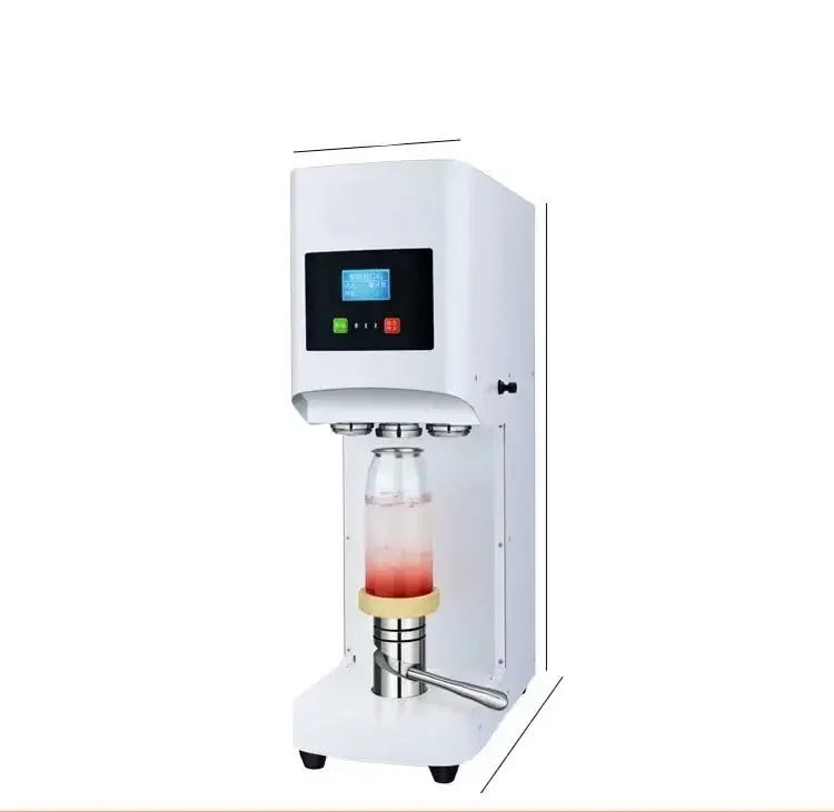 

high efficiency cup sealing machine bubble tea juice can sealer machine
