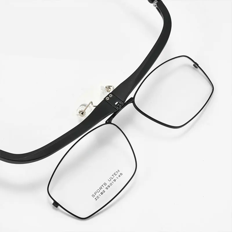 Ultralight Men's Myopia Glasses Optical Lenses With Recipe Men Sports Eyeglasses Tungsten Carbon Plastic Steel Eyeglass Frame