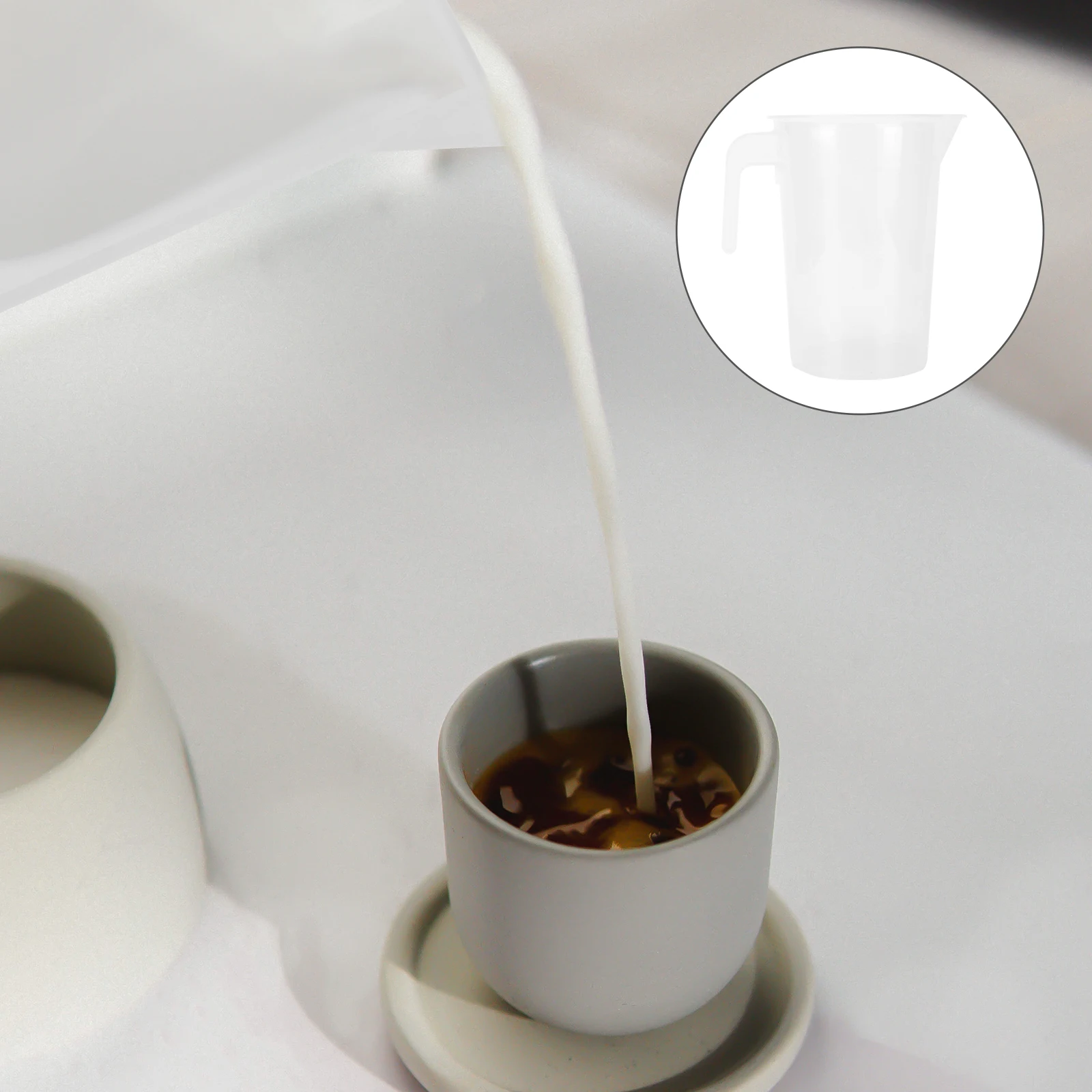 

Transparent Measuring Cups Graduated Dispensing Cup Hot Cold Water Scale Practical Tool PP Material Food Grade Kitchen Bar