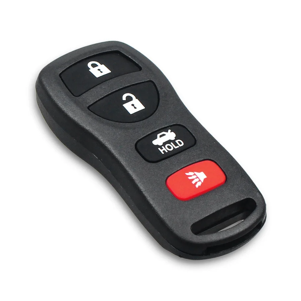 KEYYOU-carcasa para mando a distancia de coche, carcasa para mando a distancia de 3/4 botones, para Nissan Quest Tiida, lidona, x-trail, Paladin