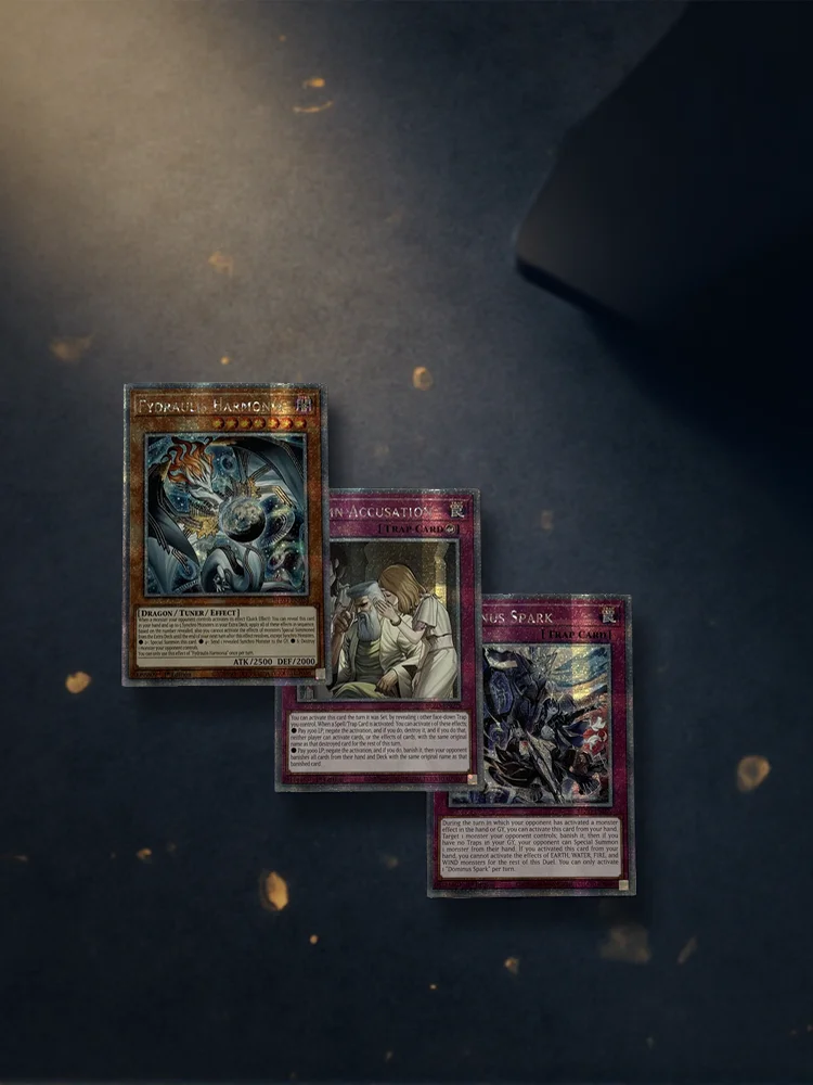 Yu-Gi-Oh! Sammlung DIY Proxy-Karten Fydraulis Harmonia Solemn Accusation Spark Sammelkarten Spielzeug TCG Geschenk Ygo Nicht Original