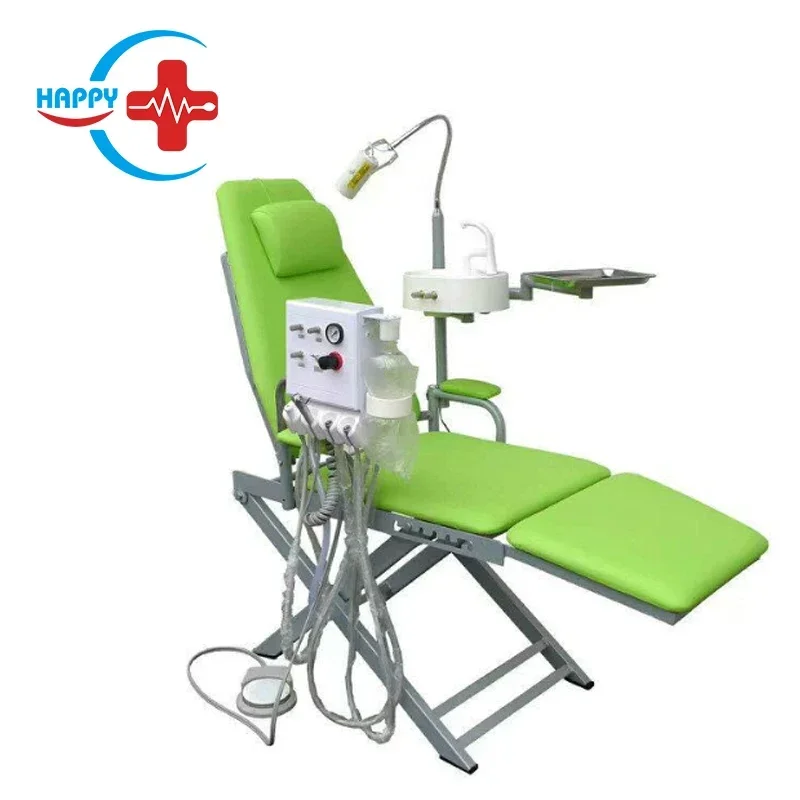 HC-L050 Hot selling portable den tal unit Portable folding den tal chair with competitive price