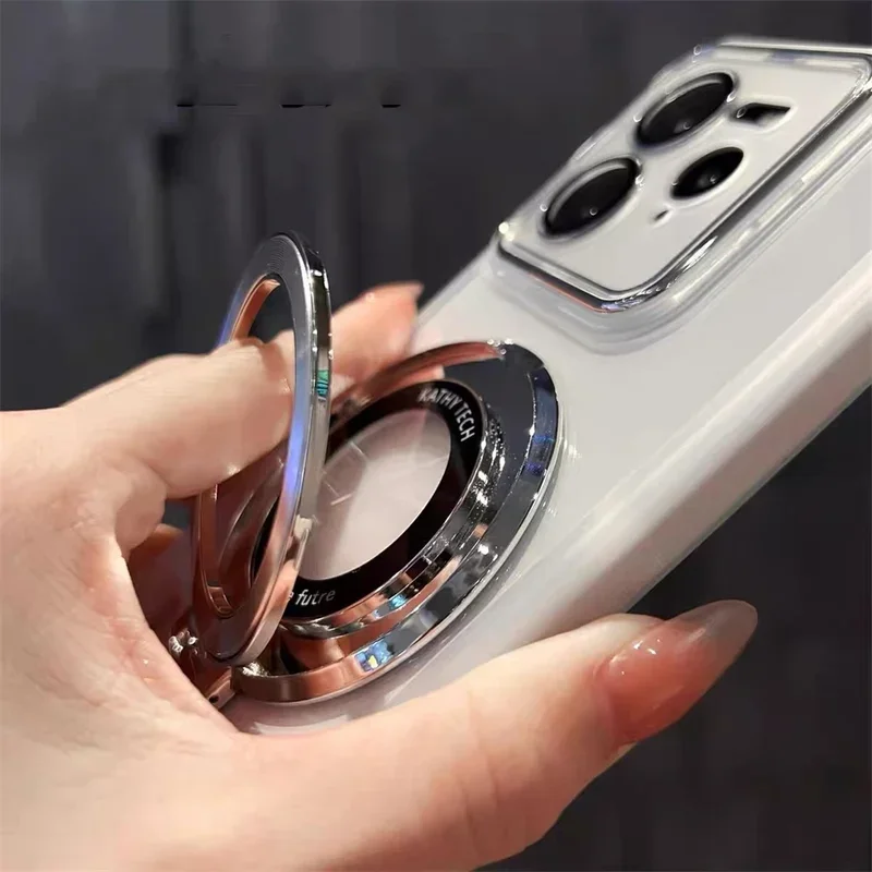 Чехол для Motorola Edge 50 Neo Pro с кольцом, роскошный защитный чехол для объектива камеры, силиконовый противоударный чехол с воздушным подушкой