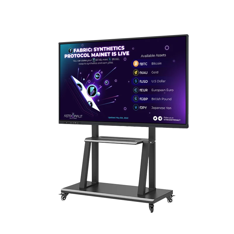 55-Inch All-In-One Interactive Electronic Whiteboard For Teaching & Conference Touch Control Technology