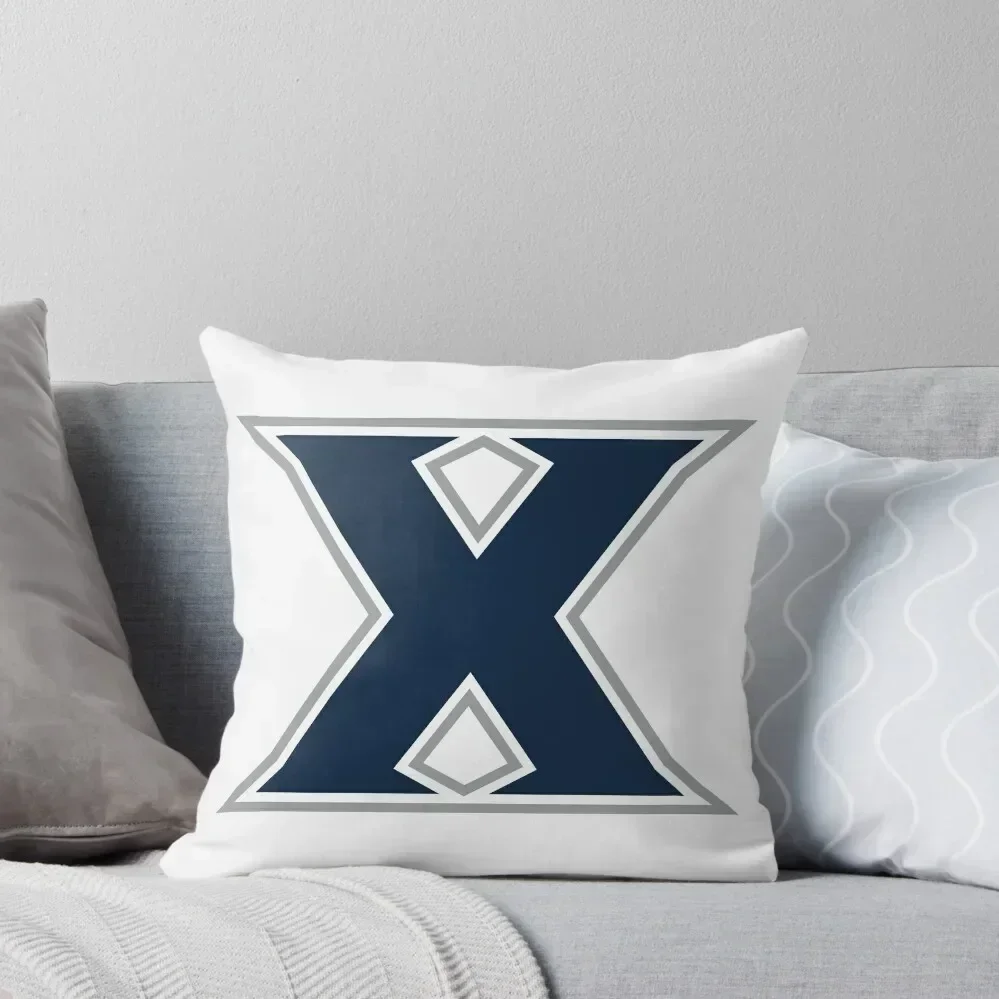 

Basic Xavier University 'X' Throw Pillow ornamental pillows for living room Cusions Cover pillow