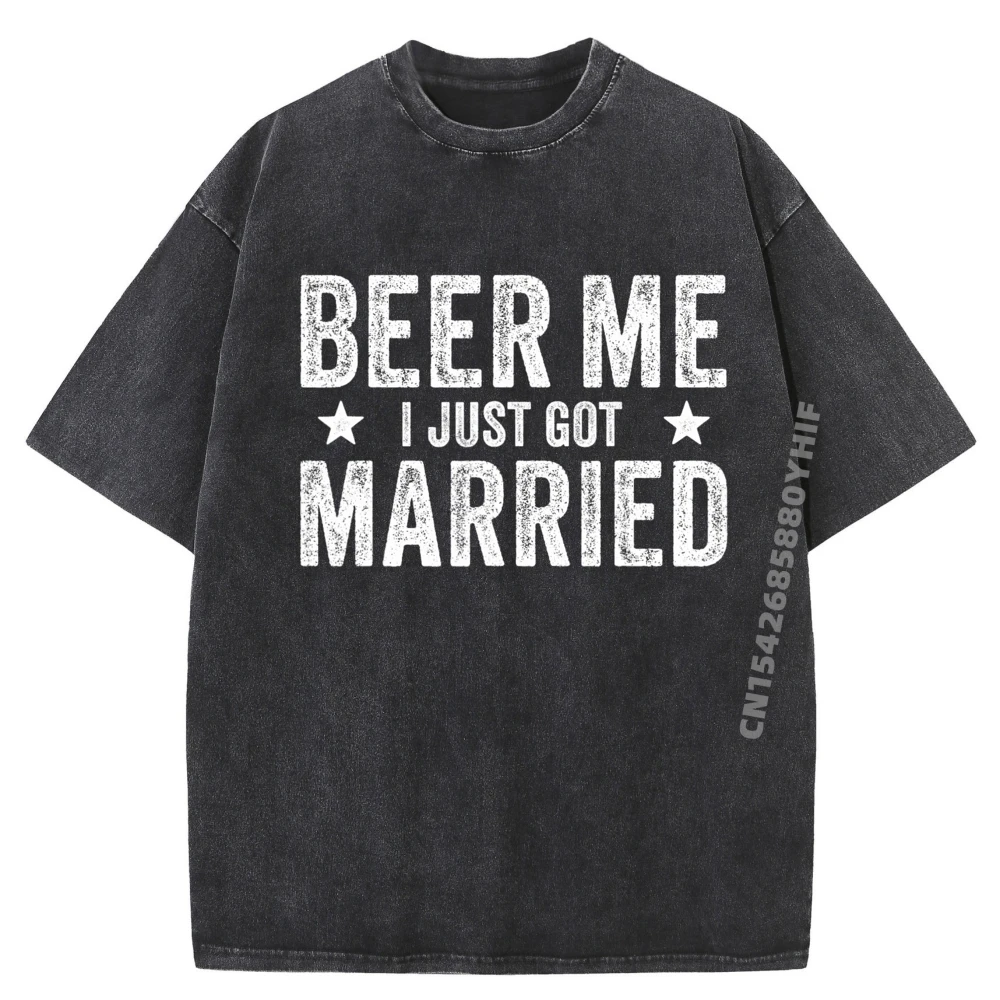 

Beer Me I Just Got Family Thanksgiving Day Cotton Printed Mens Tops Tees Retro Washed T Shirts Funny Short Sleeve T-shirts Men