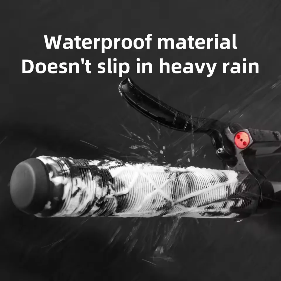 Cuttable TPE Bicycle Grips 180mm/165mm/150mm Bicycle Handlebar Cover Thickened Anti Slip Extended Mountain Handlebar Sleeve