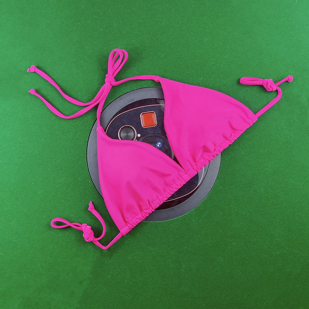 แฟชั่นยุโรปและอเมริกาเซ็กซี่ผูกเชือกบิกินี่สามเหลี่ยมชายหาดวันหยุดชุดว่ายน้ําสตรี