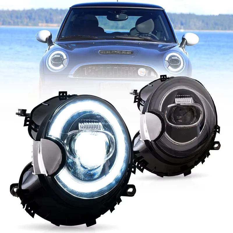 

NORSEN Factory LED Head Lights R56 R57 R58 R59 Animation DRL Headlights 2007-2013 for BMW Mini Cooper Head Lamp
