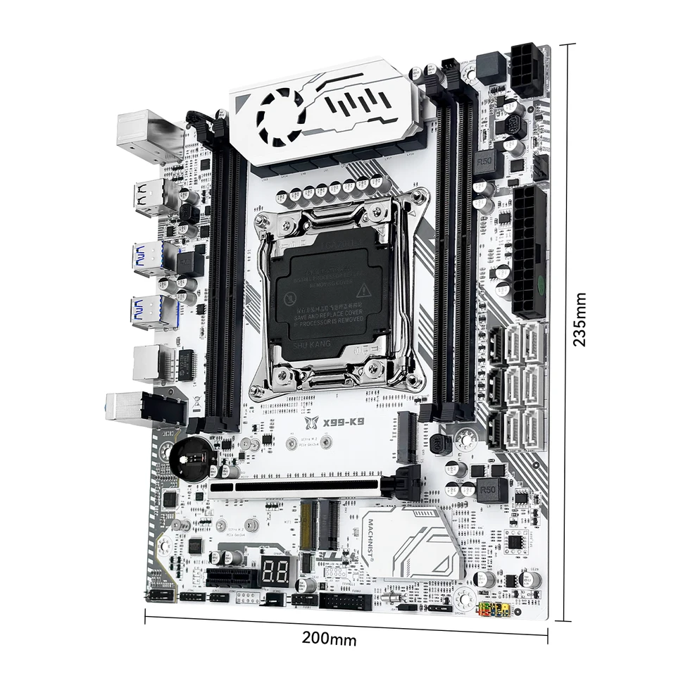 K99。富士通CPU KIT CA06309-K036。新品同様。未使用. MACHINIST X99 k9(c612)LGA2011-3 Motherboard Optional Kit Xeon E5