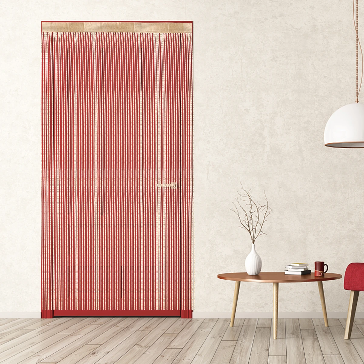 

Single Color Thread Curtain 2m 1m Dense Polyester Easy Clean Home Decor Door Window Pencil Pleat Curtains Elegant Design Pure