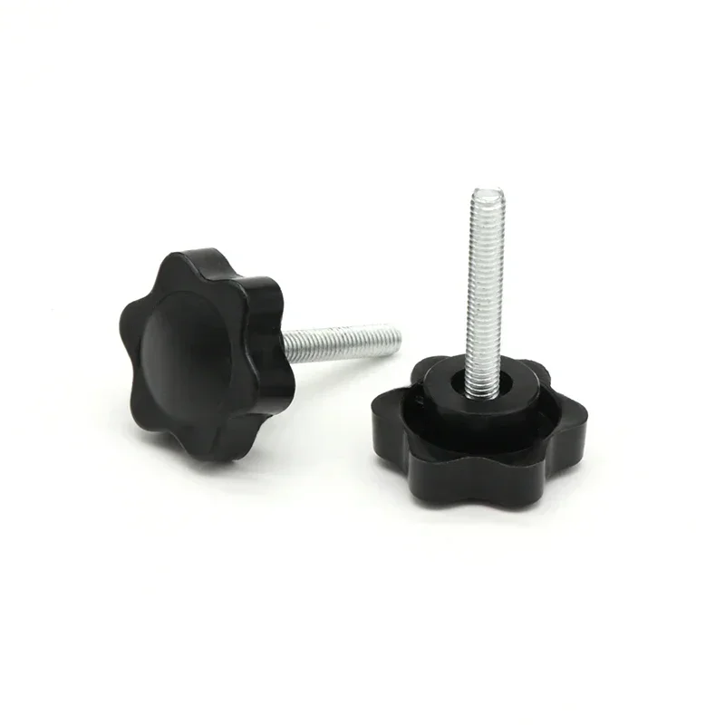 5/10pcs M4 M5 M6 M8 M10 M12  Hand Knob Screws Bolt Plastic Star Shape Head Thread Clamping Thumb Handle Machine Screw