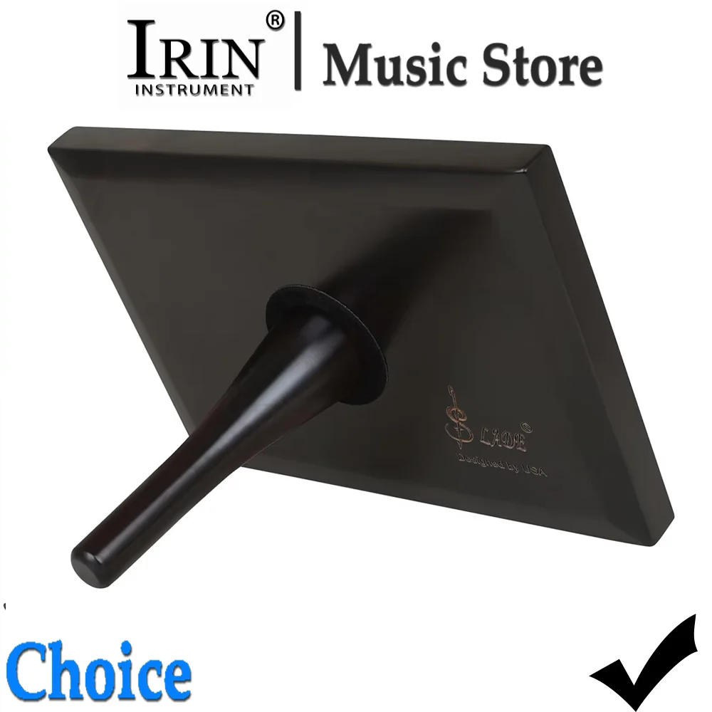 SLADE Black Oboe Stand Premium Solid Wood Oboe Holder-Anti-slip Foot Pad with Widen & Aggravate Base Oboe Instrument Parts ﻿