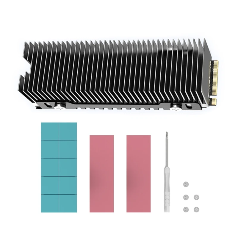 for M.2 SSD Heatsink for PC NVME 2280 SSD 203w/for m k Effective Heat Sink Heat Dissipation Fast Heat Sink Cooling Pads