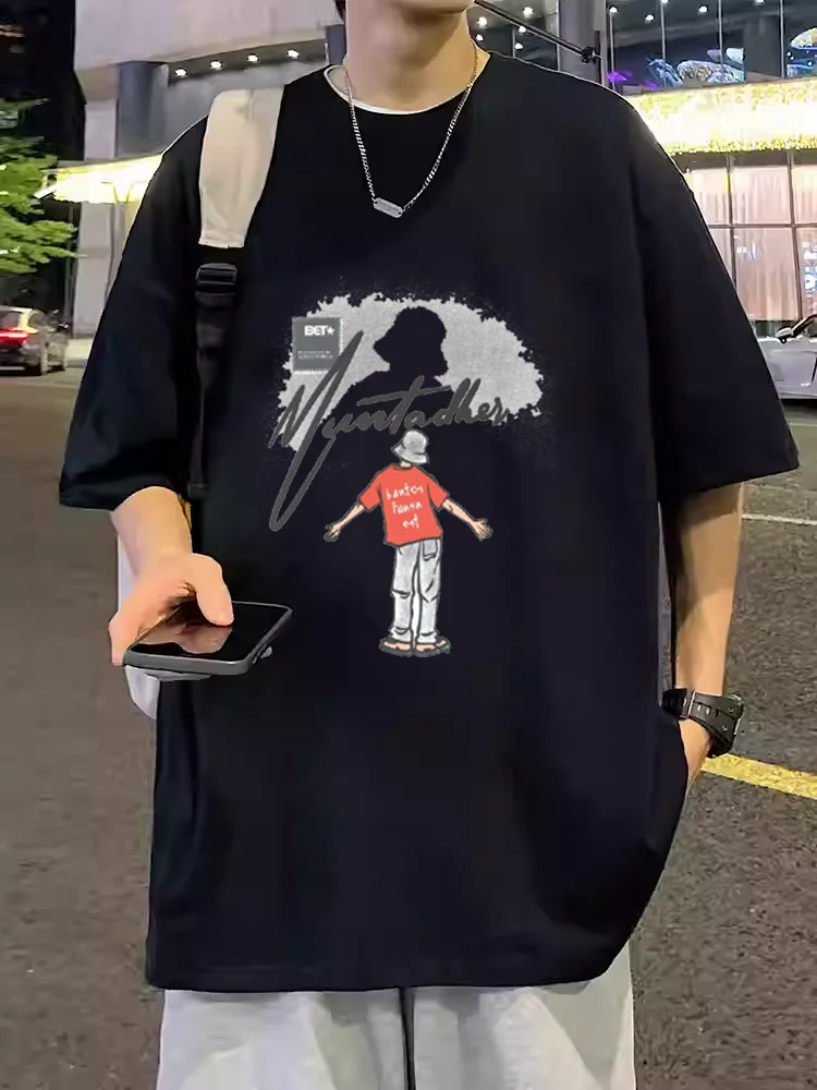 

2025 streetwear brand T-shirts for both men women featuring printed comfortable and casual Y2K harajuku jojo bizarre adventure