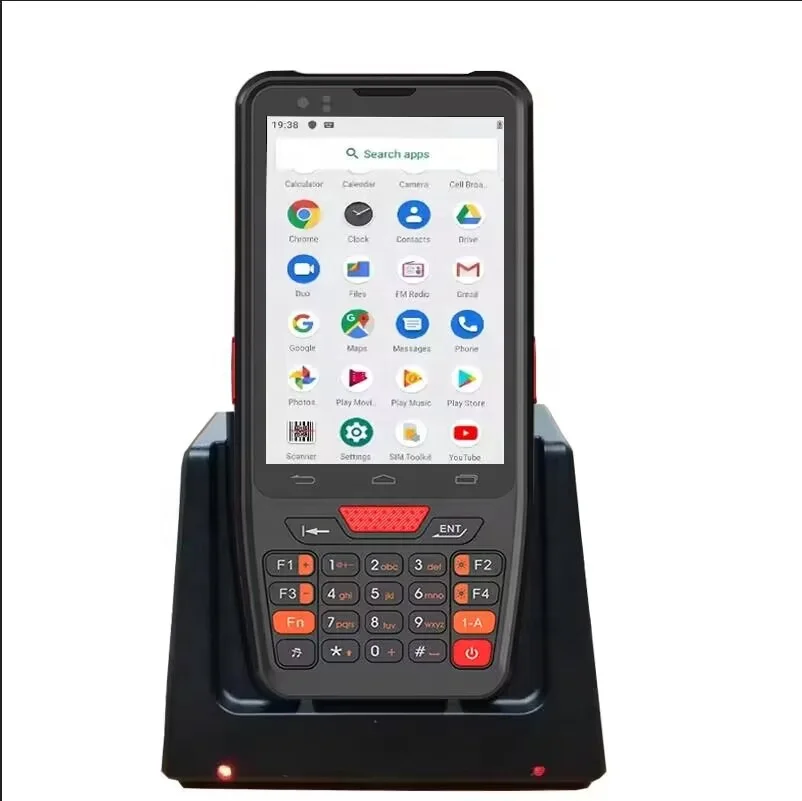 

Cheapest PDA WIFI 4INCH Touch Screen Handheld Logistic PDA Barcode Scanner Device with Cradle Charger Optional