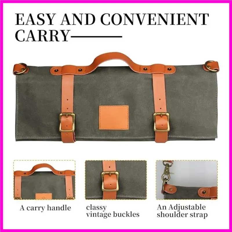 

57BE Stylish Chefs Tool Bag Modern Design with Handle and Adjustable Shoulder Strap