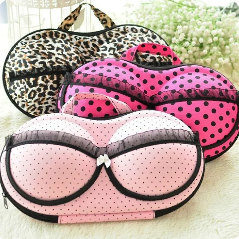 Waterproof Portable Lingerie Storage Box for Women's Underwear and Bras