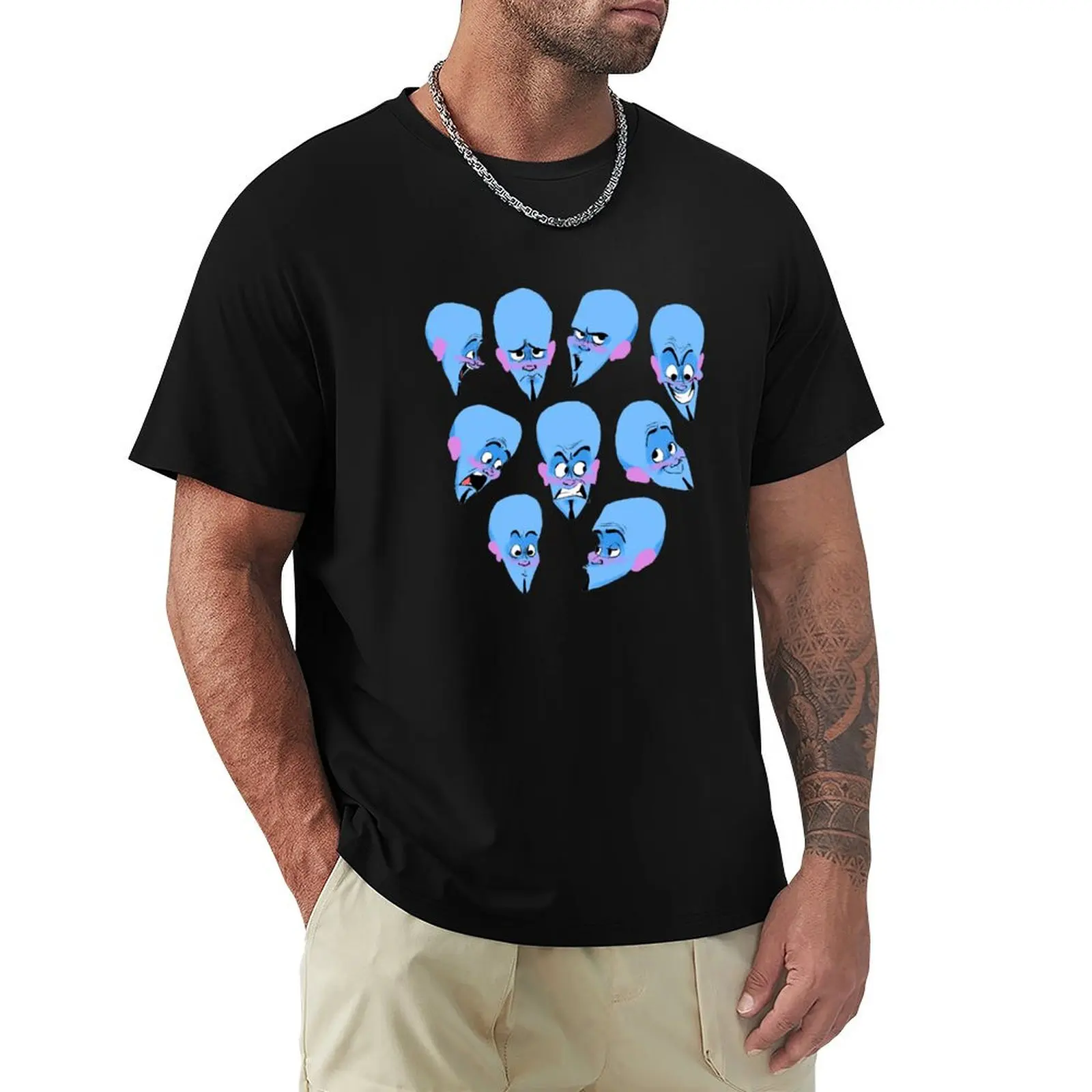 

Megamind T-Shirt anime figures oversizeds for a boy T-shirt men