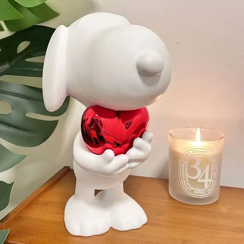 

New Miniso Snoopy Decoration Kawaii Cartoon Desktop Doll Decoration Korean Couple Gift Decoration Children's Creative Toys