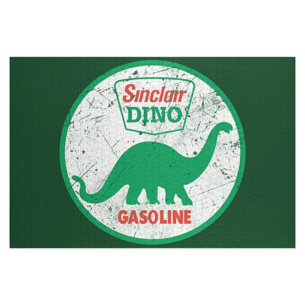 

Sinclair Gasoline Dino Jigsaw Puzzle Game Children Custom Wooden Name Puzzle