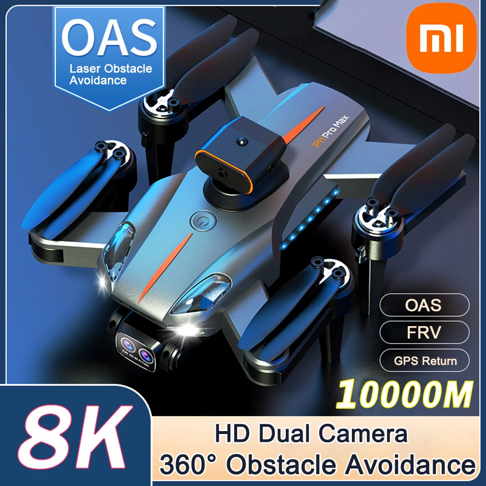 

Xiaomi P11 Max Drone GPS Professinal 8K HD Camera Four-way Dual-Camera Intelligent Obstacle Avoidanc Brushless Quadrotor 10000M