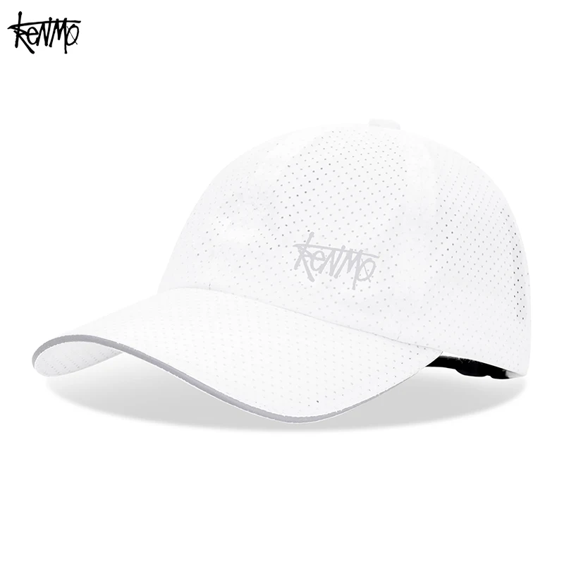 New Summer Model Flat Brimmed Baseball Cap with Quick-Drying and Lightweight Features for Outdoor Sports, Reflective, Cool and B