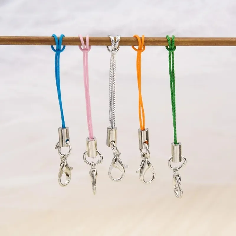 30/20/10/1Pcs Cell Phone Lanyard Cords Nylon Strap Lariat Rope Mobile Phone Lobster Clasp Strap DIY Keychain Pendant Accessories