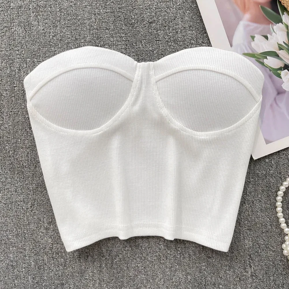 Sexy Camisole Top Camisole Top Medium Elasticity Solid Color Suspender Top Brand New Comfortable Fashion Daily