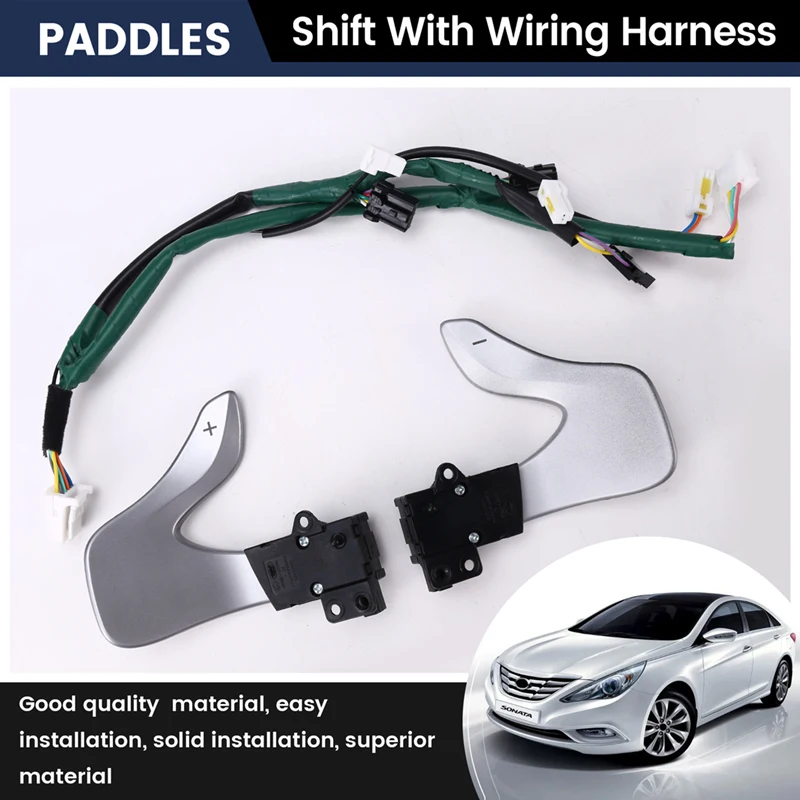 Car Paddles Shift With Wiring Harness Kits For Hyundai Sonata YF I45 2011-2014 967703S000,967803S000,569913S310