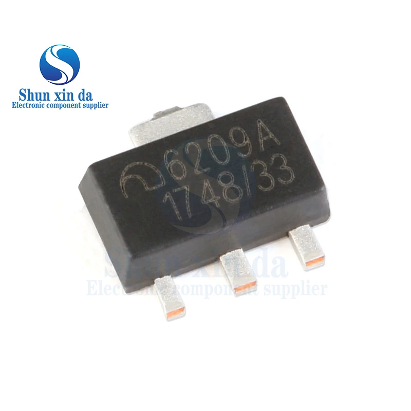 20PCS ME6209A33M3G V1** SOT23 ME6209A33PG 6209A SOT-89 3.3V 2% 18V 250mA Low Power Consumption LDO ME6209 SMD Chip Transistors