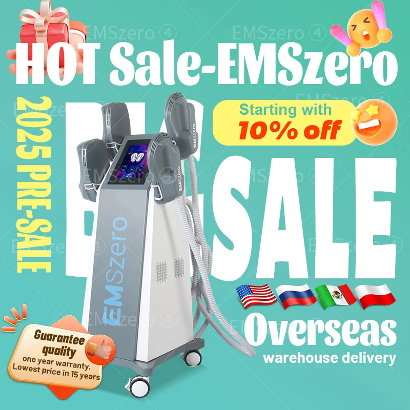 EMSzero Neo 15 Tesla 6500W Hi-Emt EMS Portable Muscle Slimming And Weight Loss Engraving Body Sculpting Machine Salon