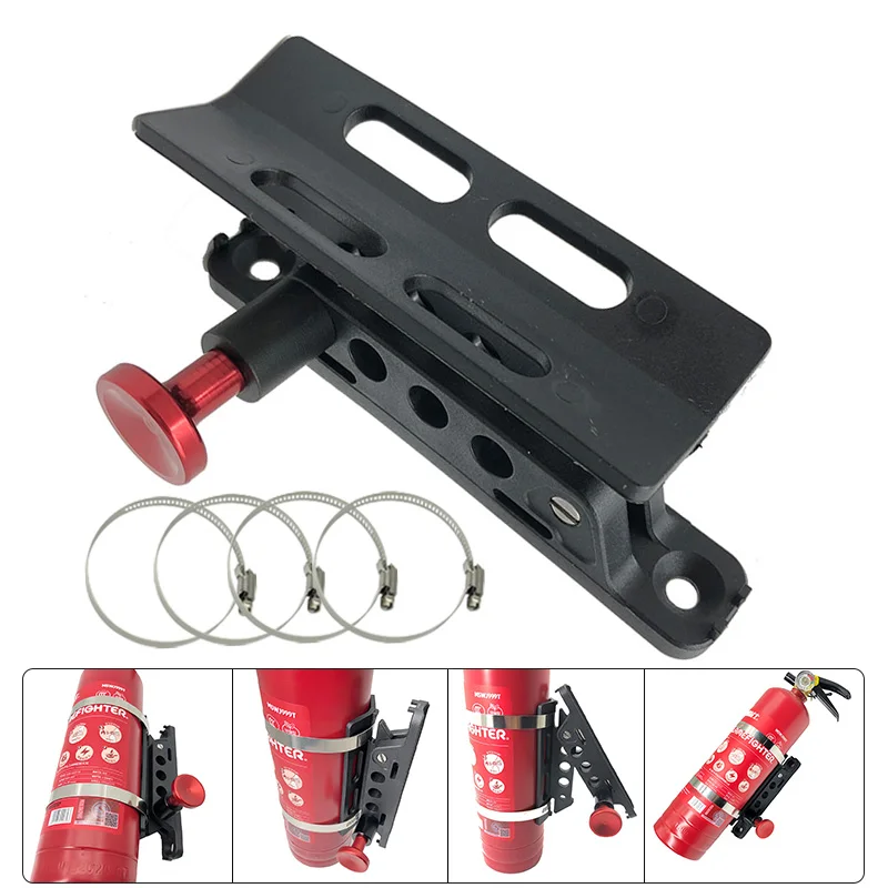 New arrival！Fire Extinguisher Holder Adjustable Extinguisher Mount Holder For TJ JK JL 1997-2020 Car Interior Products