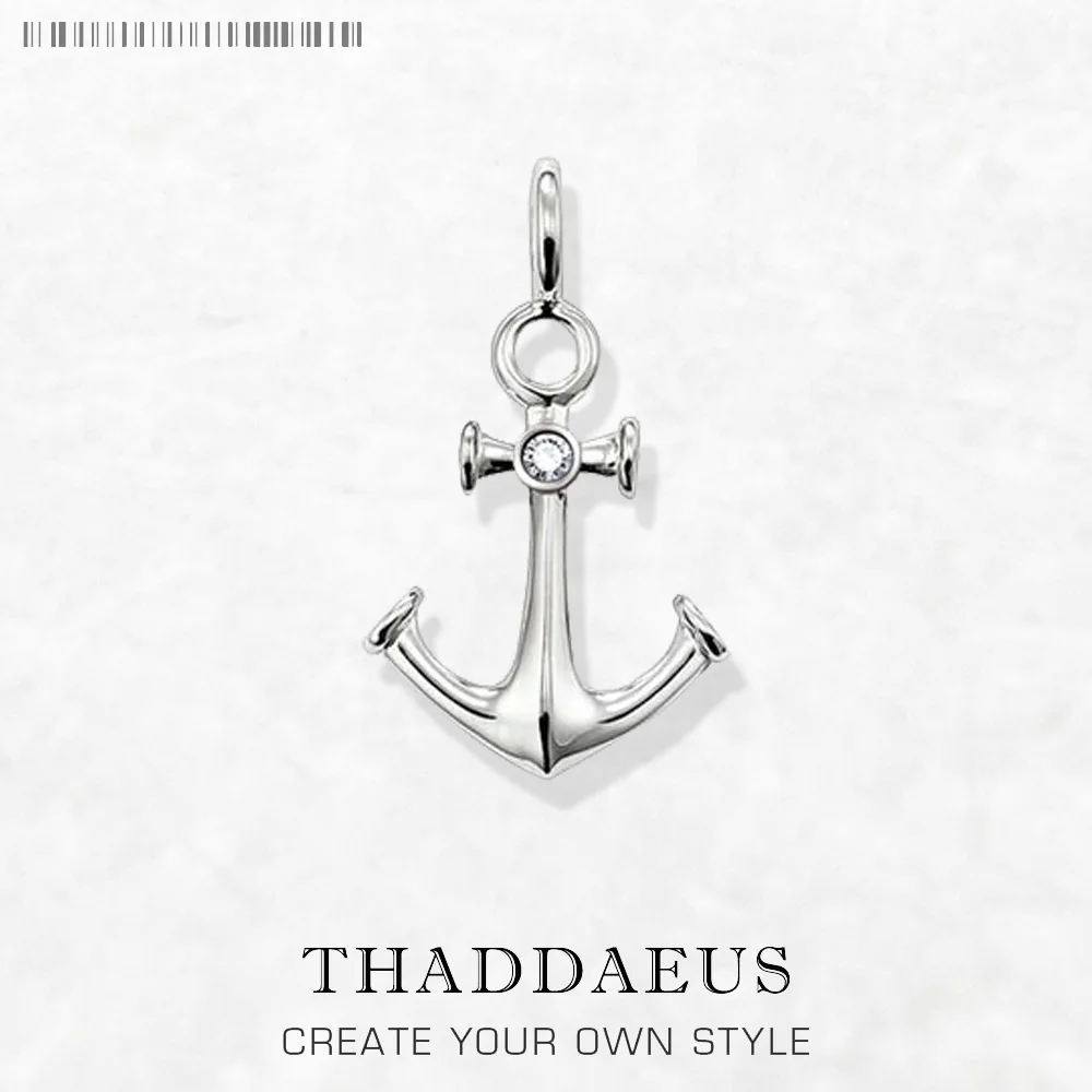 

Pendant Anchor Classic Winter Brand Fashion Trendy Jewelry Europe 925 Sterling Silver Accessories Gift For Woman & Men