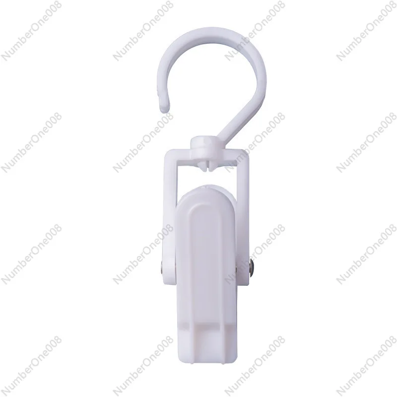 Multifunctional plastic clip store coating clip rotating hook curtain storage clip household (the price of 10 pieces)