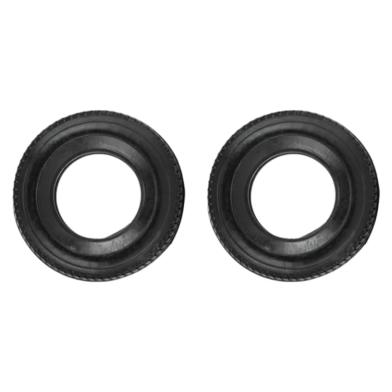 2Pcs 25Mm Hard Rubber Tires For 1/14 Tamiya RC Semi Tractor Truck Tipper MAN King Hauler ACTROS SCANIA Upgrades Parts