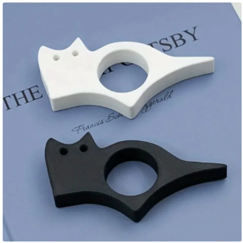 1/2PCS Ergonomic Cat-Shaped Thumb Bookmark Reading Aid Page Holder Prevents Hand Pressure Sweat And Slipping Book Accessory